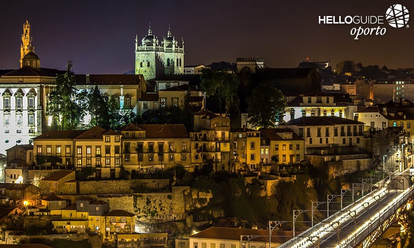 Oporto en la noche