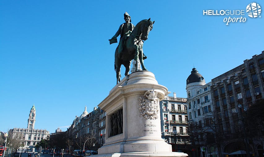 D. Pedro IV en Oporto